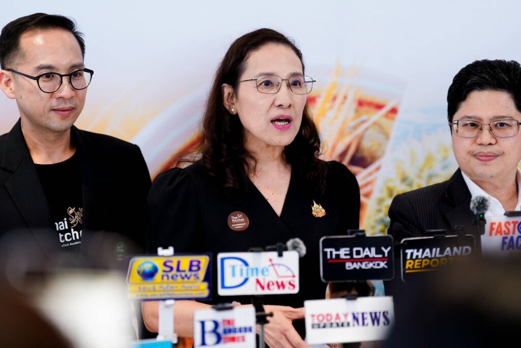 ผู้บริหารให้สัมภาษณ์สื่อในงาน Thai Kitchen 2026 Demo Day